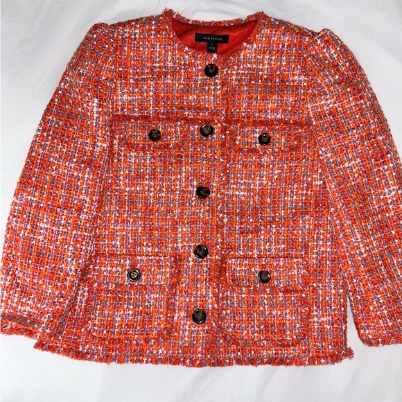 Nwt Ann Taylor tweed jacket size 2 - Picture 3 of 8